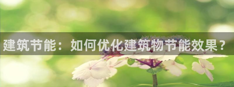 e尊国际客户端下载：建筑节能：如何优化建筑物节能效果？