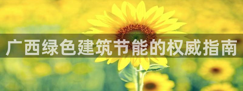 e尊国际平台：广西绿色建筑节能的权威指南