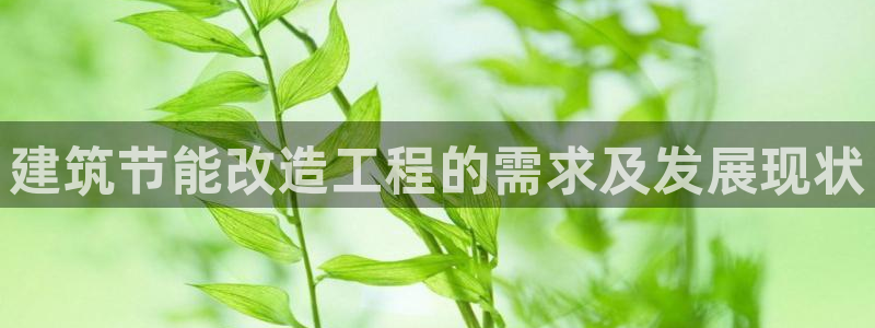 e尊国际平台：建筑节能改造工程的需求及发展现状