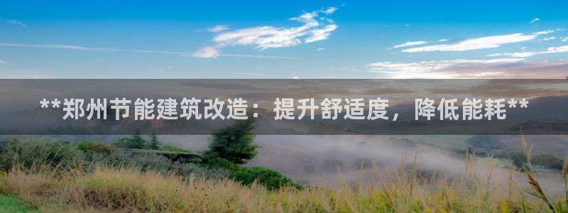 e尊国际平台：**郑州节能建筑改造：提升舒适度，降低能耗**